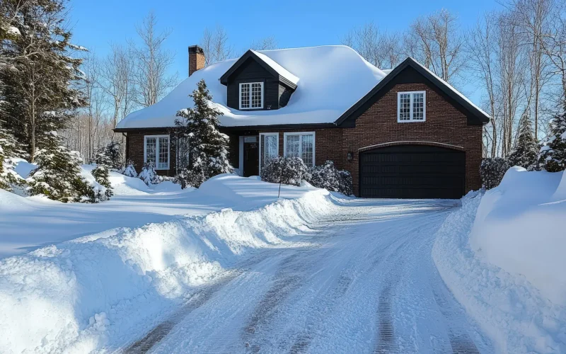 winter driveway snow removal
